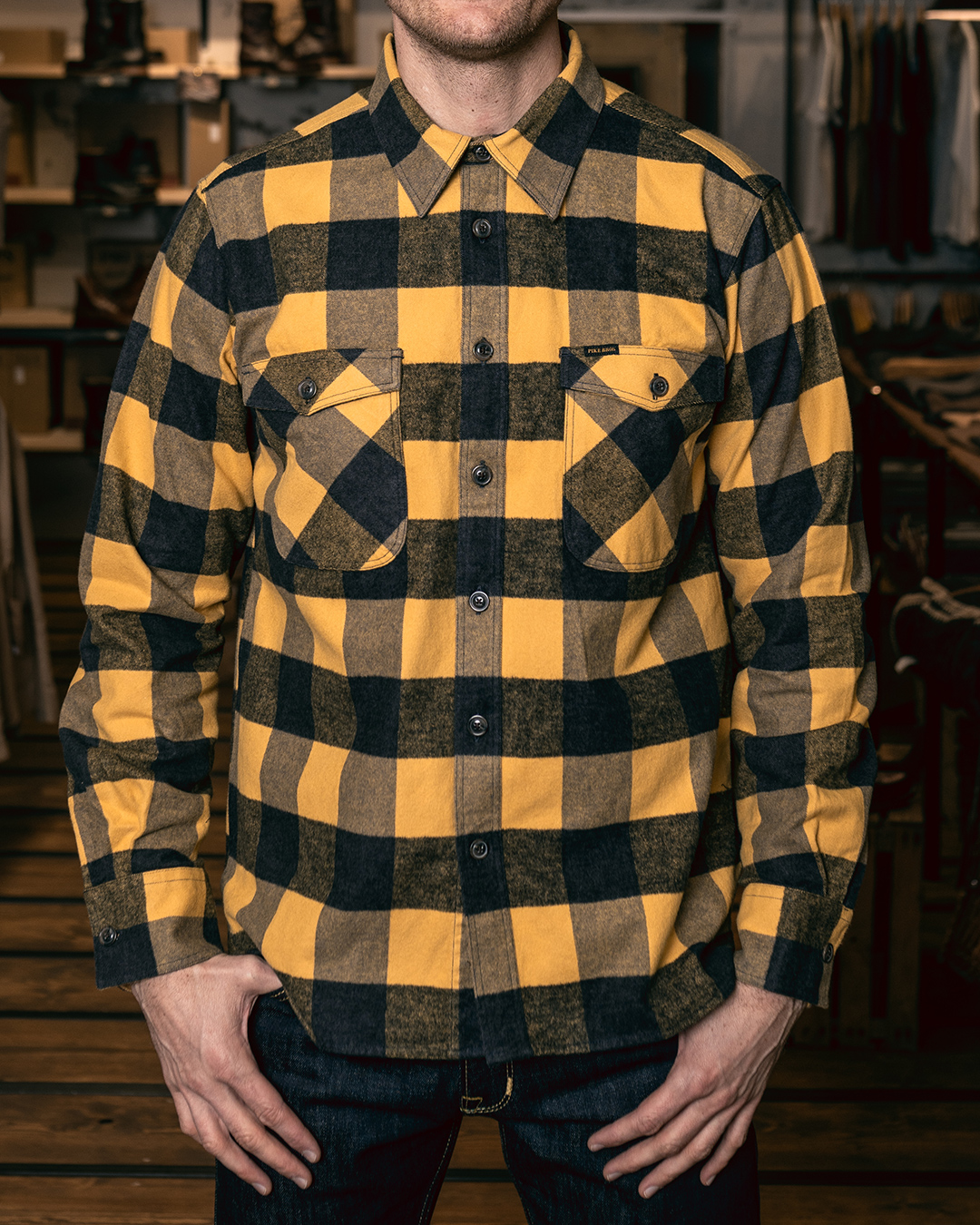 1943 CPO Shirt Buffalo yellow flannel