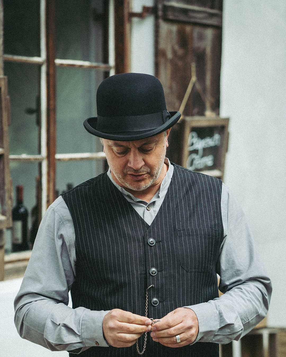 1921 Bowler Hat black