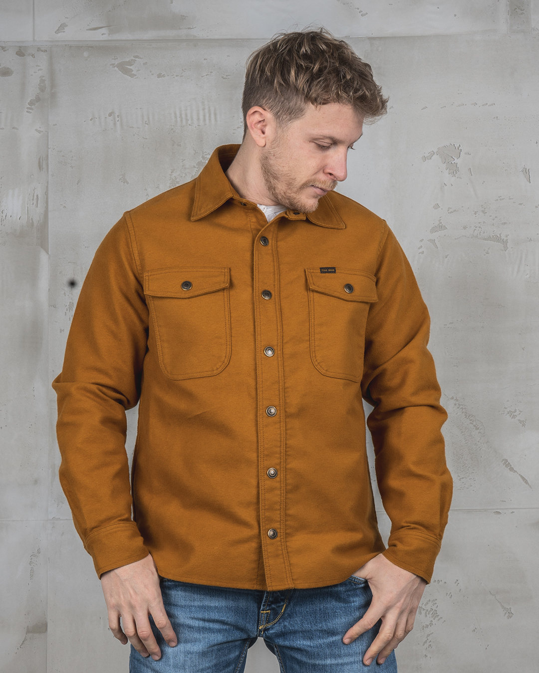 1943 CPO Shirt Moleskin Mustard