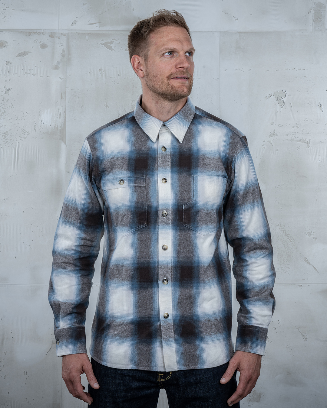 1937 Roamer Shirt Danville blue