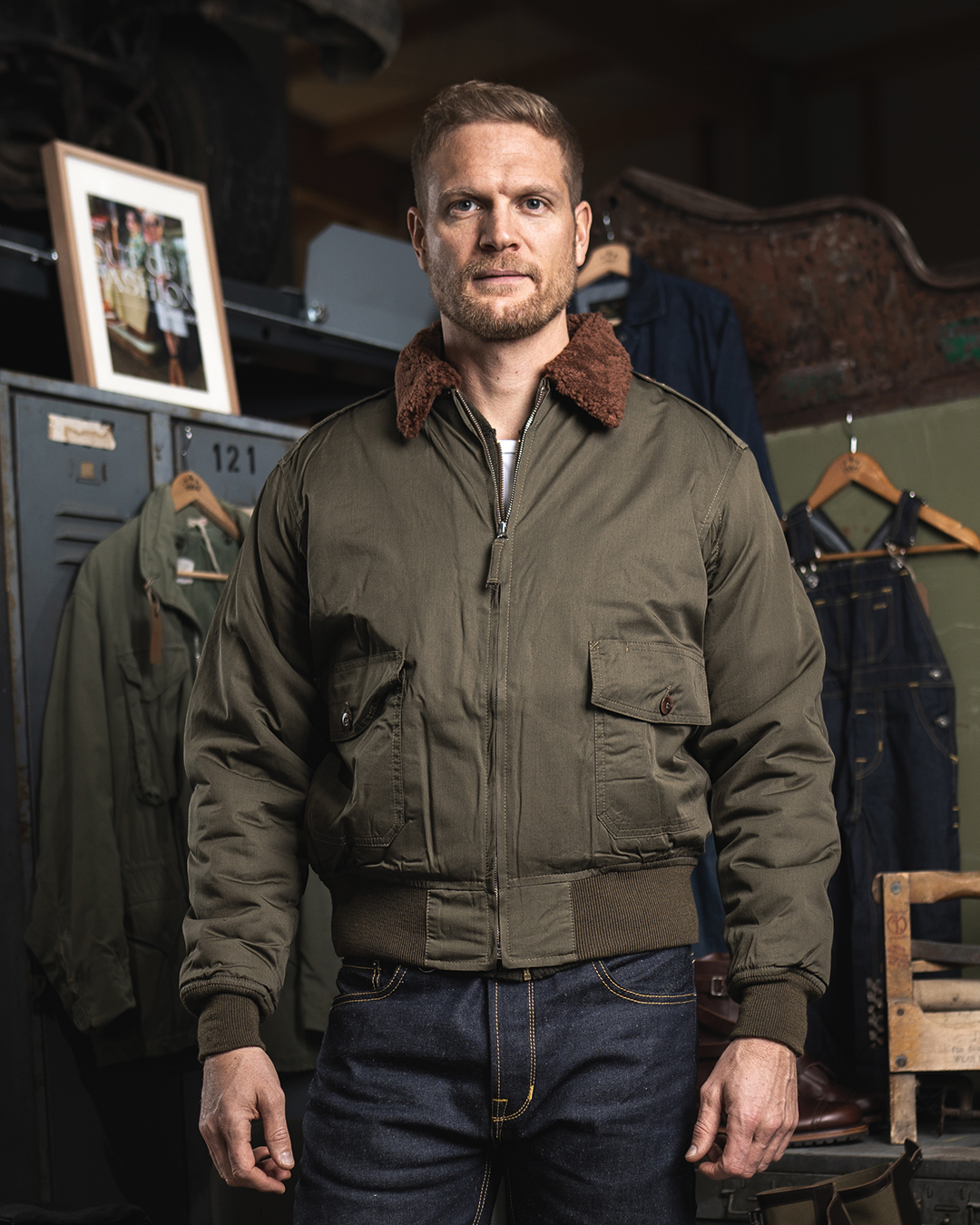 Olive flight jacket hotsell