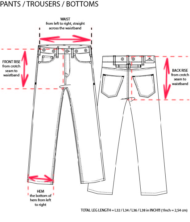 Measurements for Fitting Pants  New Mexico State University  BE BOLD  Shape the Future