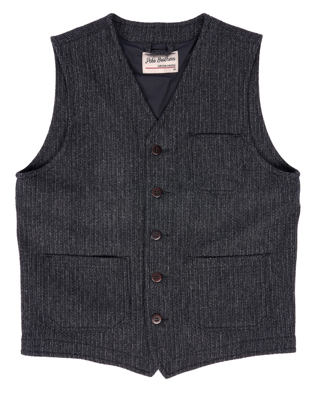 Pike Brothers 1937 Roamer Vest Glasgow Grey