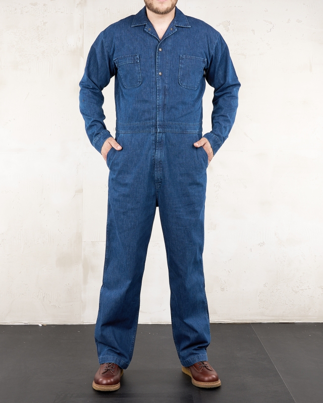 Pike Brothers 1967 Mechanic Denim Coverall 10oz indigo