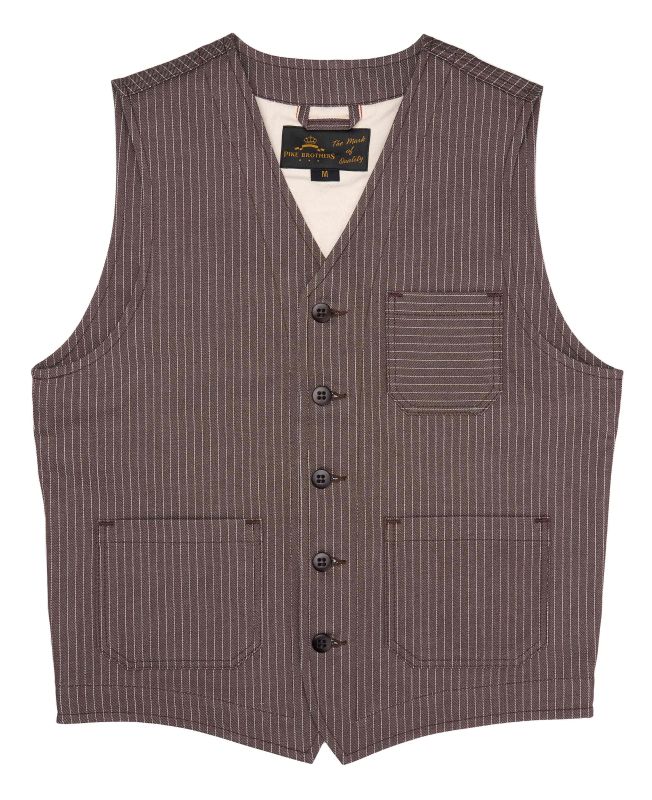 Pike Brothers 1937 Roamer Vest brown wabash