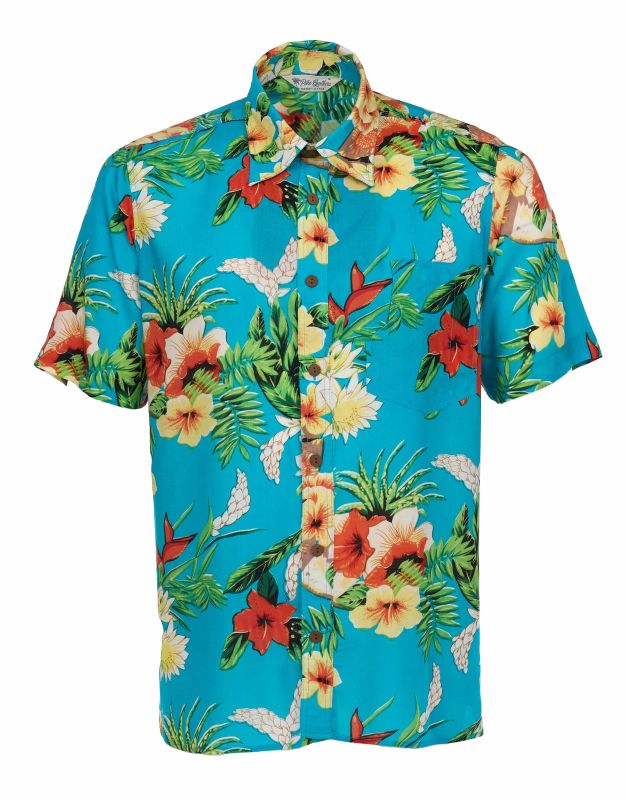 Pike Brothers 1937 Roamer Shirt Short sleeve Hapuna blue