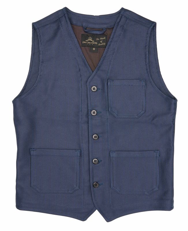 Pike Brothers 1937 Roamer Vest Deutschleder Hamburg blue