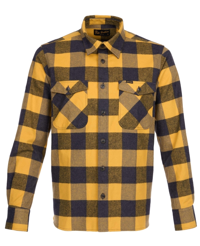 Pike Brothers 1943 CPO Shirt Buffalo yellow flannel