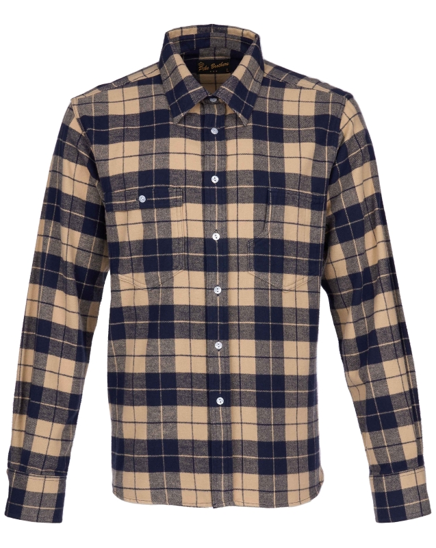 Pike Brothers 1937 Roamer Shirt blue flannel