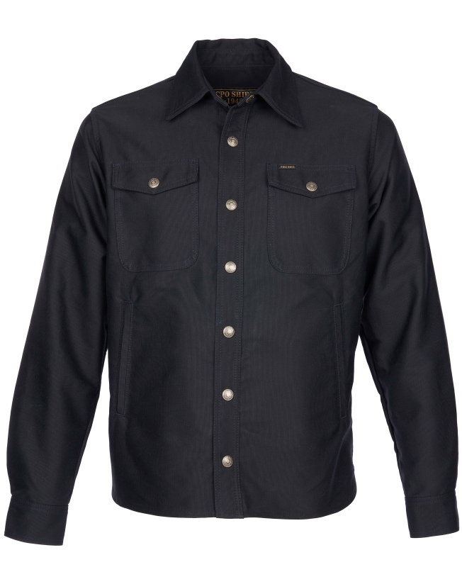 Pike Brothers 1967 CPO Shirt waxed navy