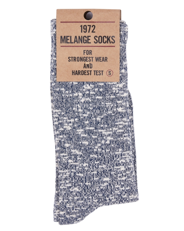 Pike Brothers 1972 Melange Socks blue