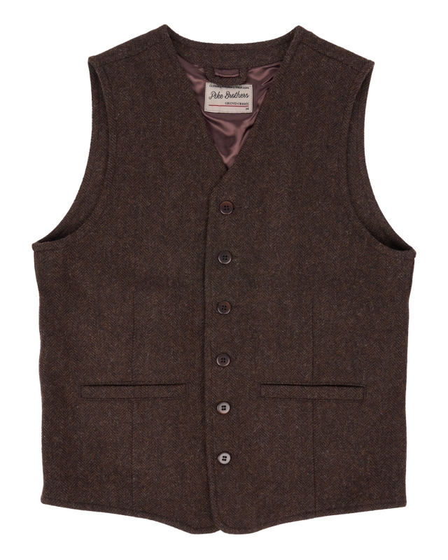 Pike Brothers 1905 Hauler Vest Upland brown