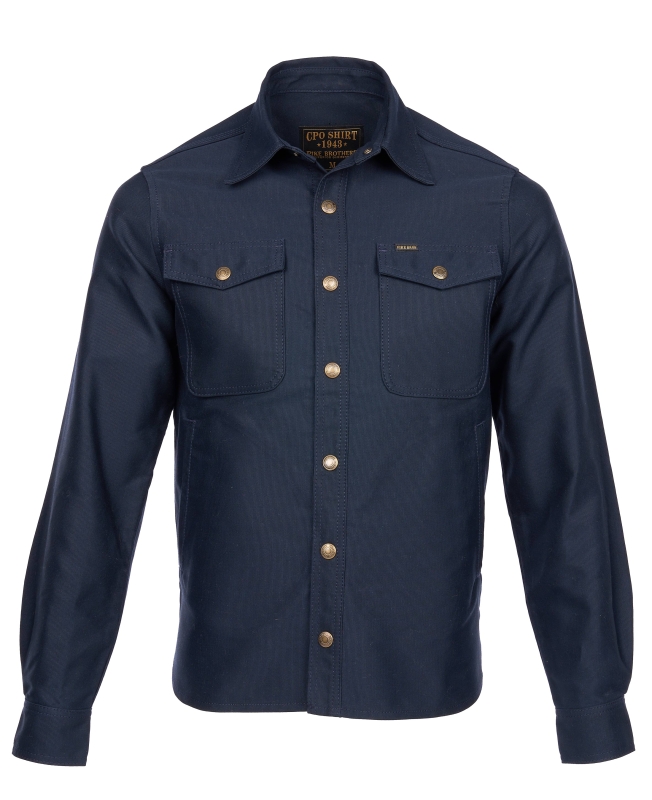 Pike Brothers 1967 CPO Shirt waxed blue