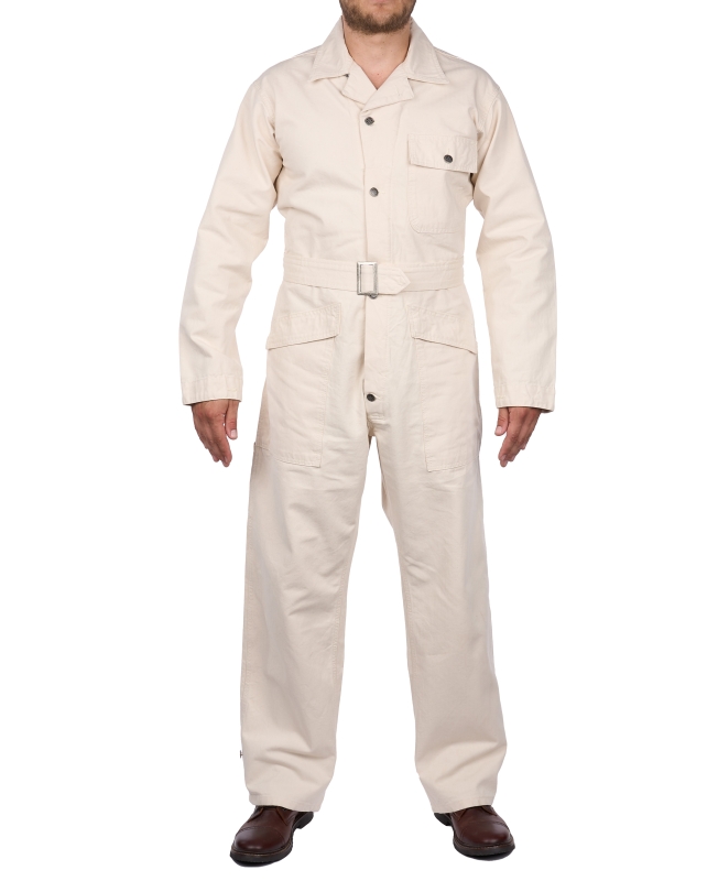 Pike Brothers 1938 Mechanic Coverall off white